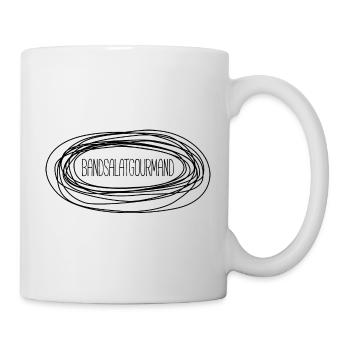 Wortklauberei Krickel - Bandsalatgourmand 1 - Tasse - Weiß - Rechts