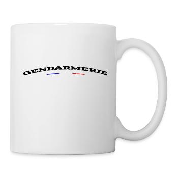 Gendarmerie 1 - Mug blanc - blanc - Droite