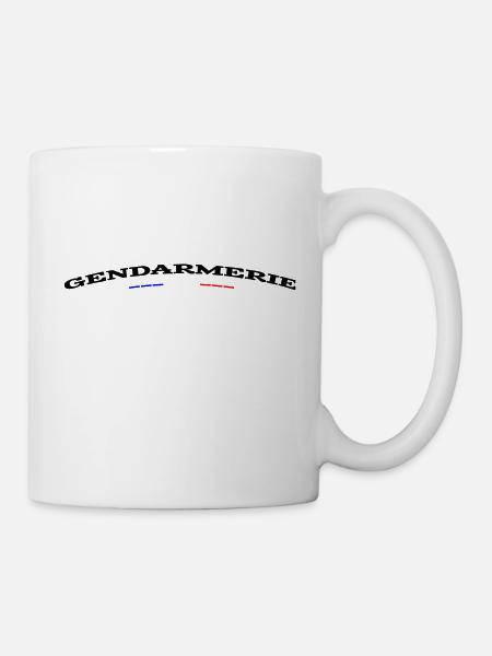 Gendarmerie 1 - Mug blanc - blanc
