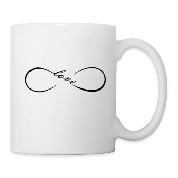 FatMonkey Designs Infinity LOVE 2021 - Tasse - Weiß - Rechts