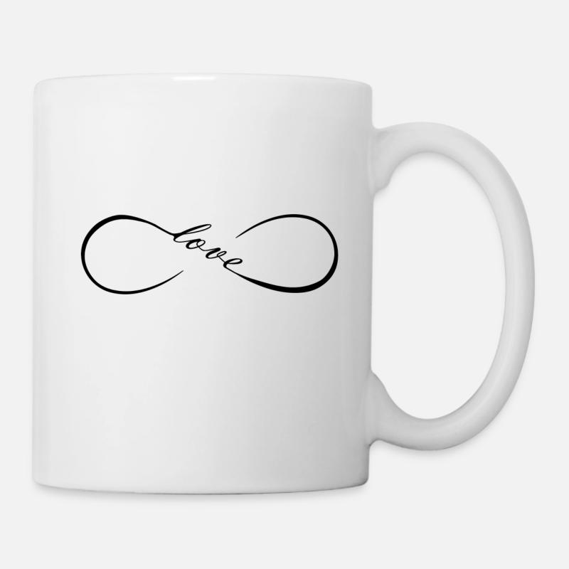 FatMonkey Designs Infinity LOVE 2021 - Tasse - Weiß