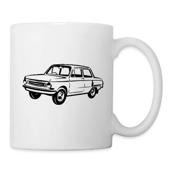 Saporoshez Autoliebhaber Russland Auto Geschenk - Tasse - Weiß - Rechts