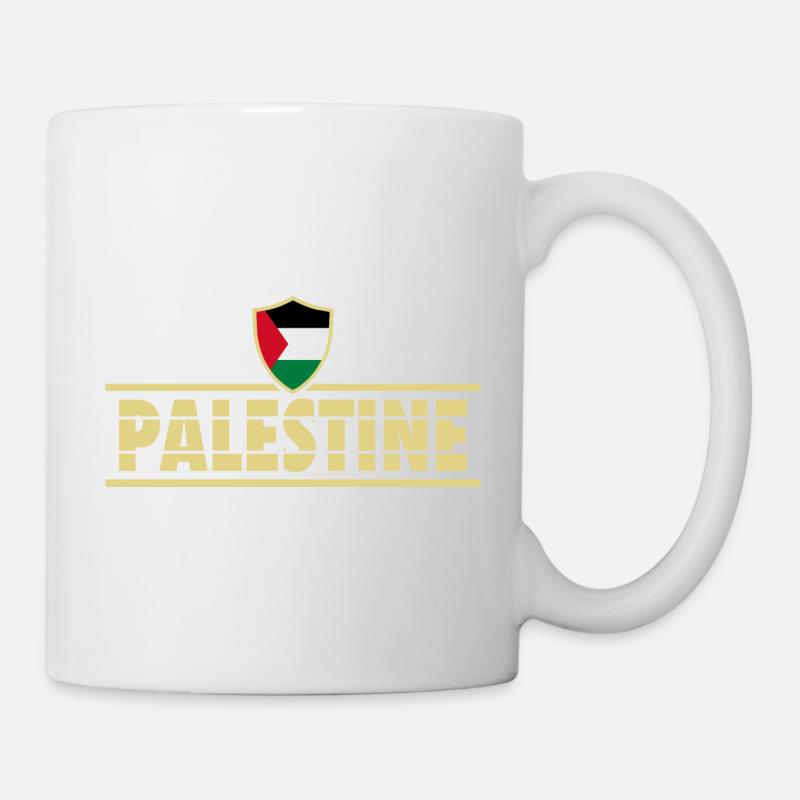 Palestine Drapeau Drapeau Palestine Filiste - Mug blanc - blanc