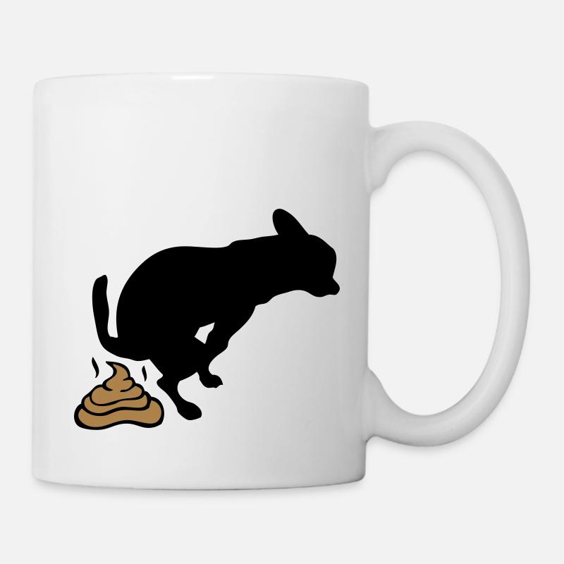 shit dog shit - Mug - white