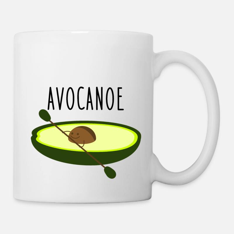 Kanu Paddelboot Acocado - Tasse - Weiß