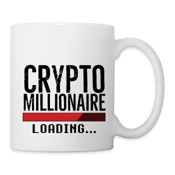 Bitcoin Crypto Millionaire Loading - Mug - white - Right