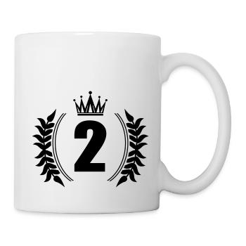 numéro 2 - Mug blanc - blanc - Droite