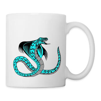 snake 02 - Tasse - Weiß - Rechts