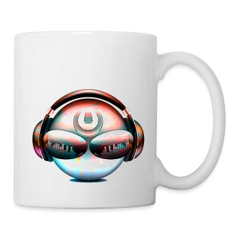 Discjockey Musik - Tasse - Weiß - Rechts