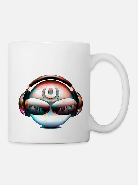 Discjockey Musik - Tasse - Weiß