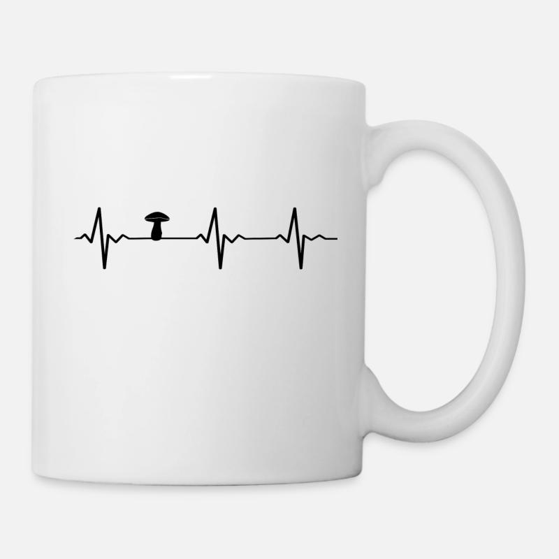 Cueilleurs de champignons Champignons Chasseurs de champignons - Mug blanc - blanc