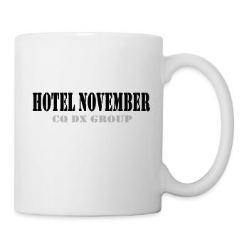 Hotel November CQ DX Group - Tasse - Weiß - Rechts