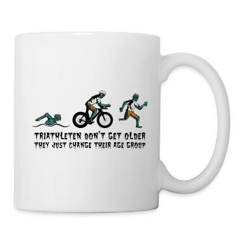 Zombies Triathlon Halloween - Tasse - Weiß - Rechts