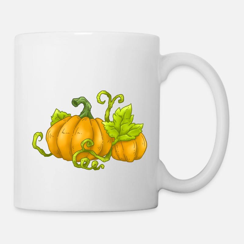 Citrouille - Mug blanc - blanc