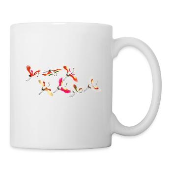 Grues - Mug blanc - blanc - Droite