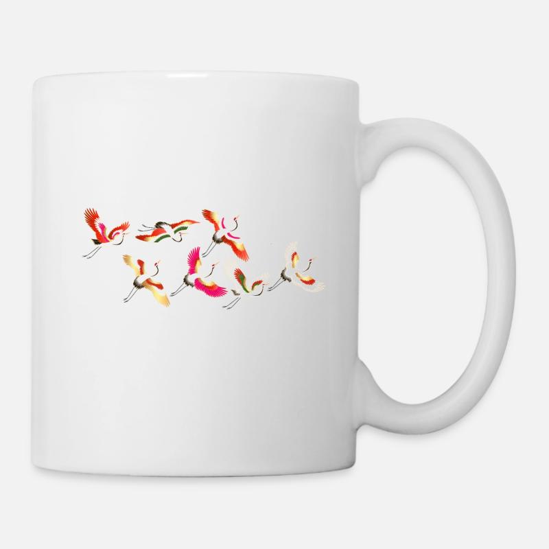 Grues - Mug blanc - blanc