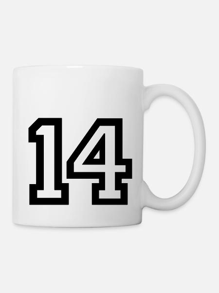 14 Collegestyle - Tasse - Weiß