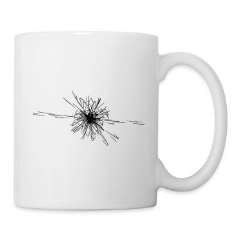 Explosion d’étoiles vectorielles Nova - Mug blanc - blanc - Droite