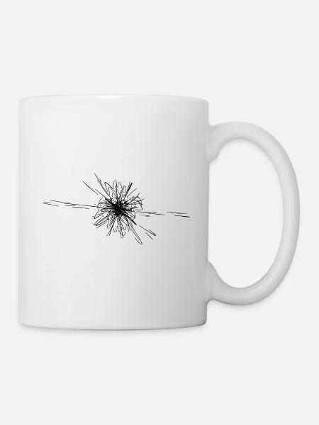 Vector Sternen Nova Explosion - Tasse - Weiß