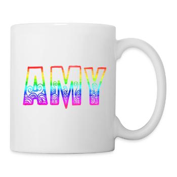 amy rs arc-en-ciel - Mug blanc - blanc - Droite