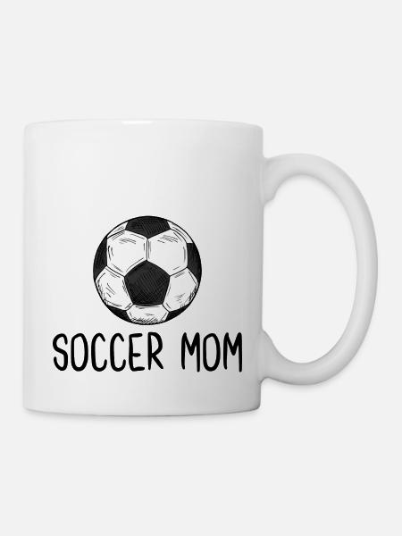 Fußball Mama - Tasse - Weiß