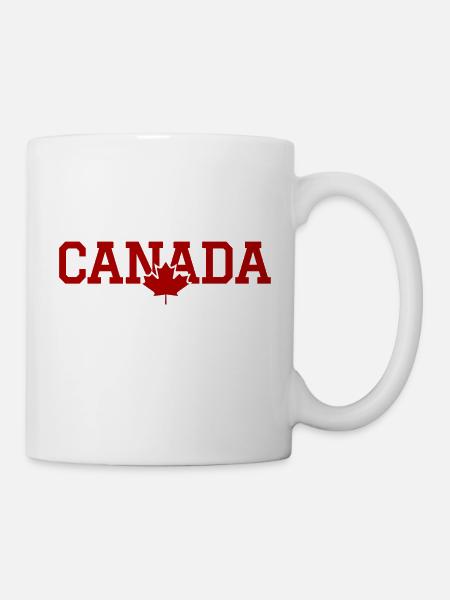 CANADA - Feuille d'érable - Mug blanc - blanc