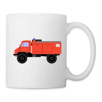 Unimog - Oldtimer - Offroad - Dispositif moteur universel - Mug blanc - blanc - Droite