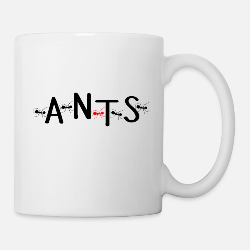 fourmi fourmi fourmis amis fourmis cool fourmis disant - Mug blanc - blanc
