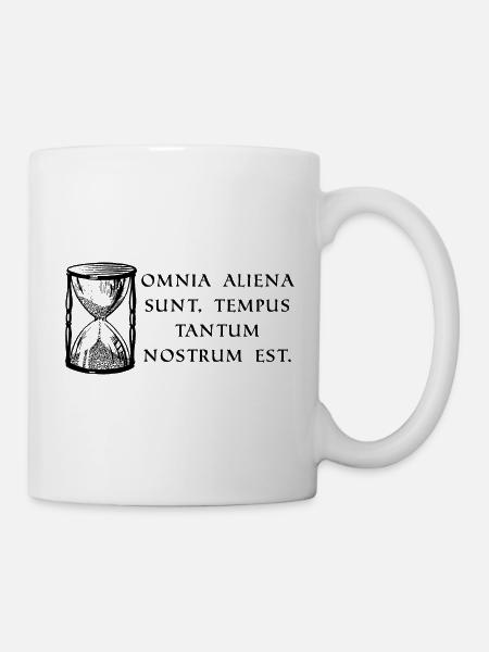 todo es propiedad extranjera sólo el tiempo ge negro - Taza - blanco
