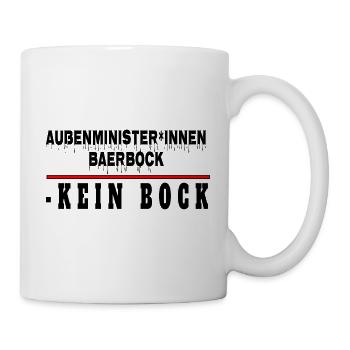 Annalena Baerbock Grüne Die Grünen Außenministerin - Tasse - Weiß - Rechts