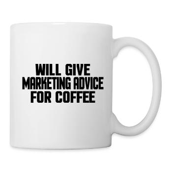 Funny Marketing Specialist & Coffee Lover Gift - Mug - white - Right