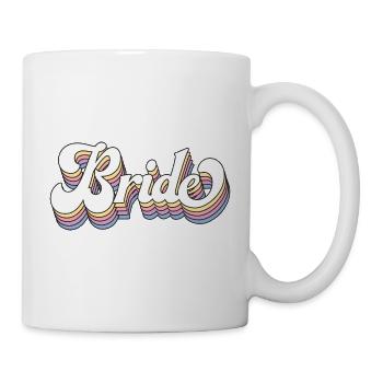 Retro Style Bride - Bachelorette Party Gift - Mug - white - Right