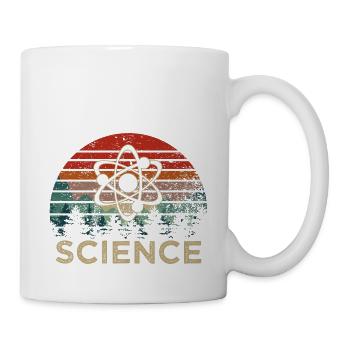 science atom vintage - Mug - white - Right