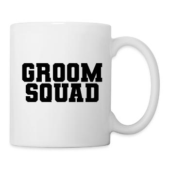 Groom Squad - Mens Bachelor Party Gift - Mug - white - Right