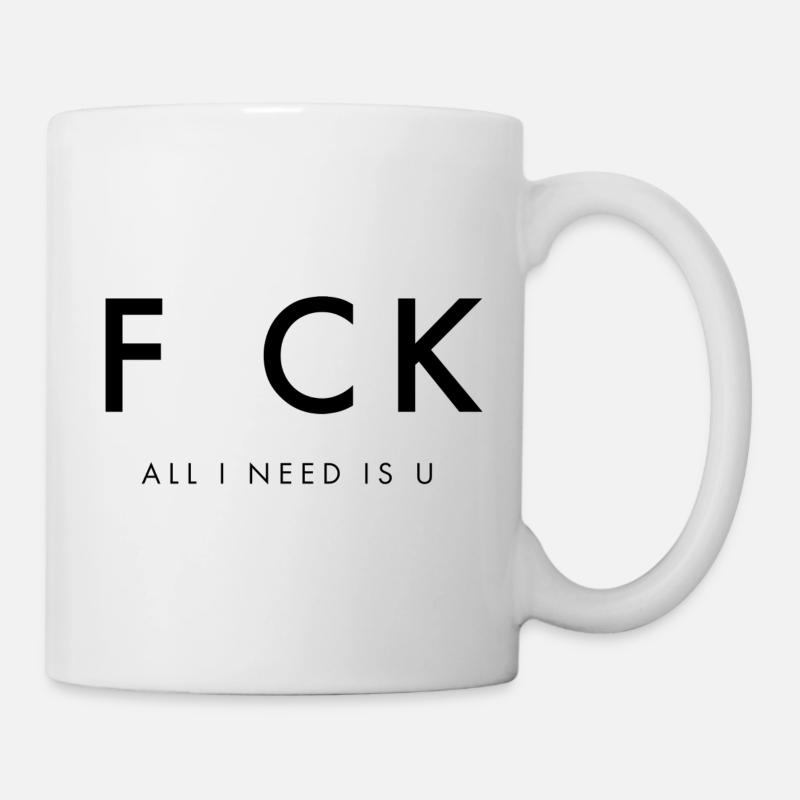 All I Need Is U - Funny Design - Mug - white