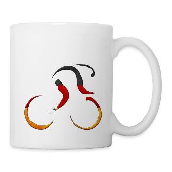 Bicycling bike adrenaline bike cycling - Mug - white - Right