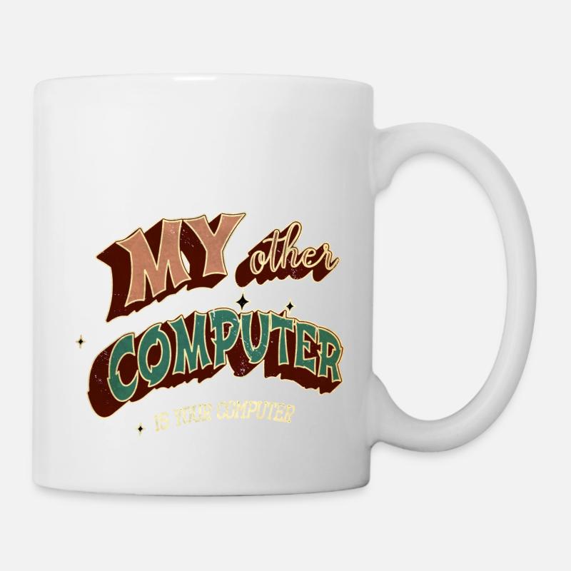 hacking coding hacking hack out glitch present - Mug - white