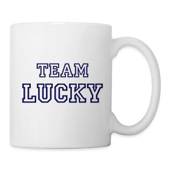 TEAM LUCKY Dog Name Male TeamTricot - Mug - white - Right