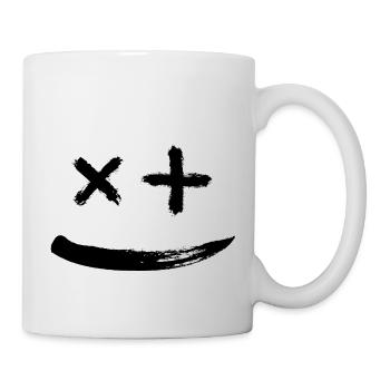 Smile Confuse: Ein Lächeln, das Fragen aufwirft! - Tasse - Weiß - Rechts