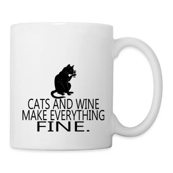 Cat Katze - Mug - white - Right