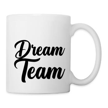 Dream Team - Tasse - Weiß - Rechts