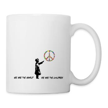Looking for Peace - Tasse - Weiß - Rechts