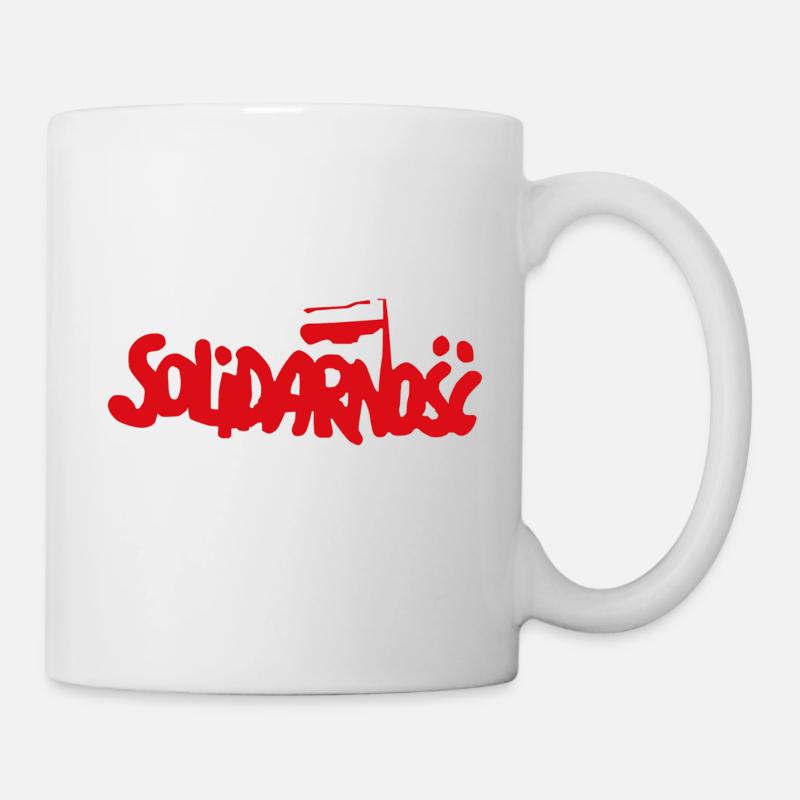 Solidarität - Solidarnosc - Tasse - Weiß