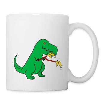 Unstoppable Dinosaur - Mug - white - Right