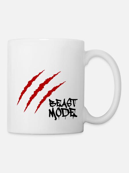 Scars Beast - Tasse - Weiß