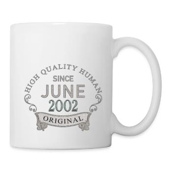 Seit Juni 2002 - Tasse - Weiß - Rechts