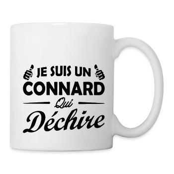 je suis un connard qui déchire - cadeau humour - Mug blanc - blanc - Droite
