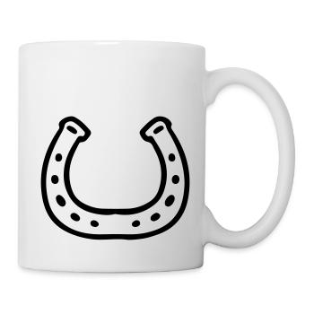 Horseshoe Lucky Charm Lucky Mushroom - Mug - white - Right