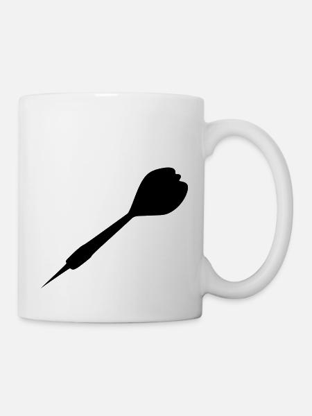 Fléchettes Fléchettes Fléchettes Fléchettes Joueurs de fléchettes Sport - Mug blanc - blanc
