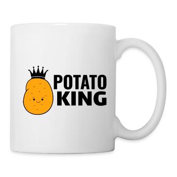 Amateur de pommes de terre Agriculteur végétalien Végétarien Drôle - Mug blanc - blanc - Droite